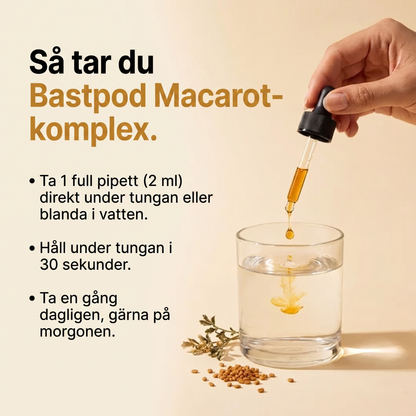 Macarot-komplex – Hormonell balans & stöd för lust hos kvinnor